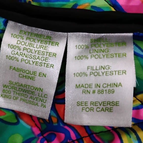 Lilly Pulitzer Quilted Vest XS - Picture 13 of 15